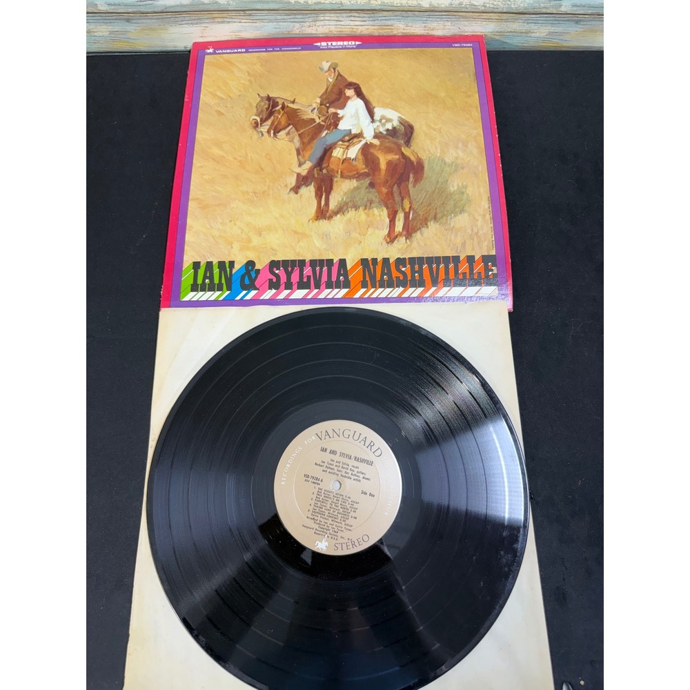 Vanguard Ian & Sylvia Nashville 12" LP Black Good 1968 Folk Country VSD-79284